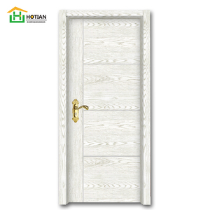 Hermosa <span class=keywords><strong>Puerta</strong></span> Principal de Madera Maciza de Teca, Diseño Moderno, Puertas Interiores de Madera con Marcos - Product Image 4