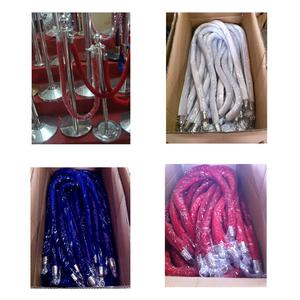 Chất Lượng Cao Thép Không Gỉ Bài Kiểm Soát Đám Đông Dây <span class=keywords><strong>Stanchions</strong></span> - Product Image 6