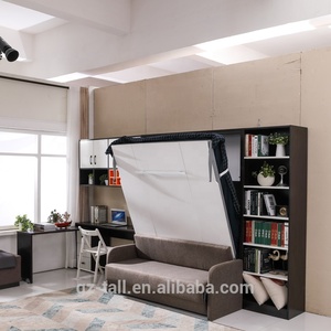 <span class=keywords><strong>Letto</strong></span> a Scomparsa Salvaspazio con Divano per Soggiorno, <span class=keywords><strong>Letto</strong></span> Murphy Pieghevole <span class=keywords><strong>in</strong></span> <span class=keywords><strong>Legno</strong></span> - Product Image 1