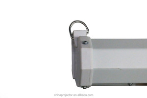 Faible coût projecteur écran 84 pouce 16:9 Portable Électrique Écran De Projection Personnalisable Verre Perle Mat Blanc Tissu - Product Image 6