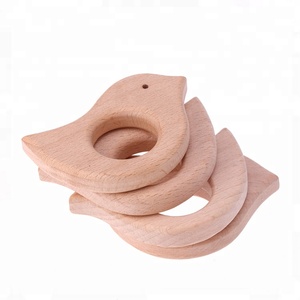 En gros Personnalisé En <span class=keywords><strong>Bois</strong></span> <span class=keywords><strong>Anneau</strong></span> de <span class=keywords><strong>Dentition</strong></span> En Forme D'<span class=keywords><strong>oiseau</strong></span> Hêtre <span class=keywords><strong>Bois</strong></span> Bébé <span class=keywords><strong>Dentition</strong></span> Pendentif Jouets - Product Image 6
