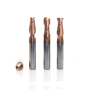1mm mango largo 2 <span class=keywords><strong>flautas</strong></span> plaza final Mills HRC55 de alta precisión cara de fresado - Product Image 5