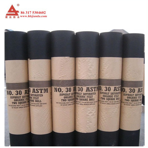 Salida de fábrica ASTM asfalto fieltro de papel <span class=keywords><strong>impermeable</strong></span> membrana para la casa de madera - Product Image 1