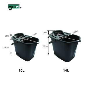 Al por mayor 14L plástico <span class=keywords><strong>escurridor</strong></span> fregona <span class=keywords><strong>cubo</strong></span> con precio de fábrica - Product Image 4