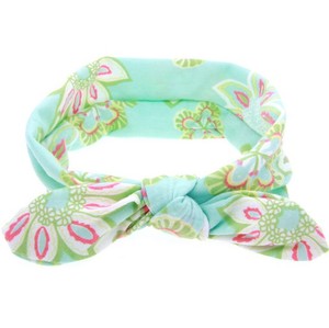 Bébé Bandeau Avec Fleur Imprimer Enfant Noués Tête Wrap <span class=keywords><strong>Bandana</strong></span> Head Wrap Pour Bébé Hairband Photo Prop - Product Image 6