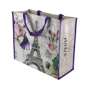 Factory Price Wholesale High Quality Reusable Laminated Polypropylene Tote Bag Non Woven Bag Accept Customized Logo Ruixing