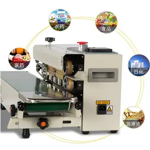 Hot Sale Bag Continuous Band Sealer With Date Printing Vertical