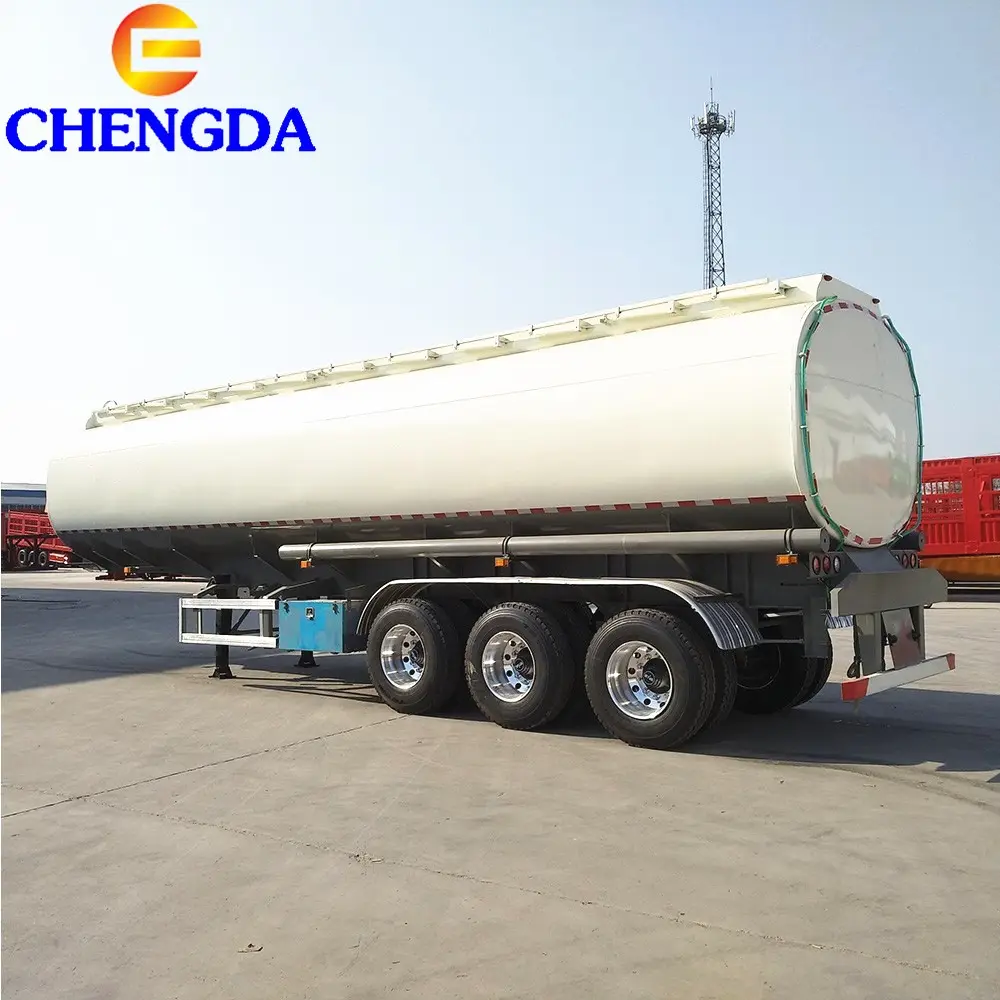 High Quality Fuel Tanker Semi Trailer 45kl 48kl 50kl Fuel Tank Trailer Dimensions in low price