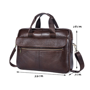 personnalisé 1117 Mode Café <span class=keywords><strong>Ordinateur</strong></span> Portable D'affaires Sac À Main Meilleur <span class=keywords><strong>Serviette</strong></span> En Cuir pour <span class=keywords><strong>homme</strong></span> Avec Bandoulière - Product Image 5