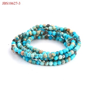 High Quality 4mm Natural Semi-precious Stone 925 Sterling Silver <strong>Beads</strong> Elastic Gemstone <strong>Bracelet</strong> for Women - Product Image 5