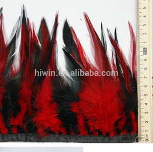 Garnitures blanches de frange de plume de selle pour la jupe/déguisement/accessoires de déco de mariage - Product Image 5