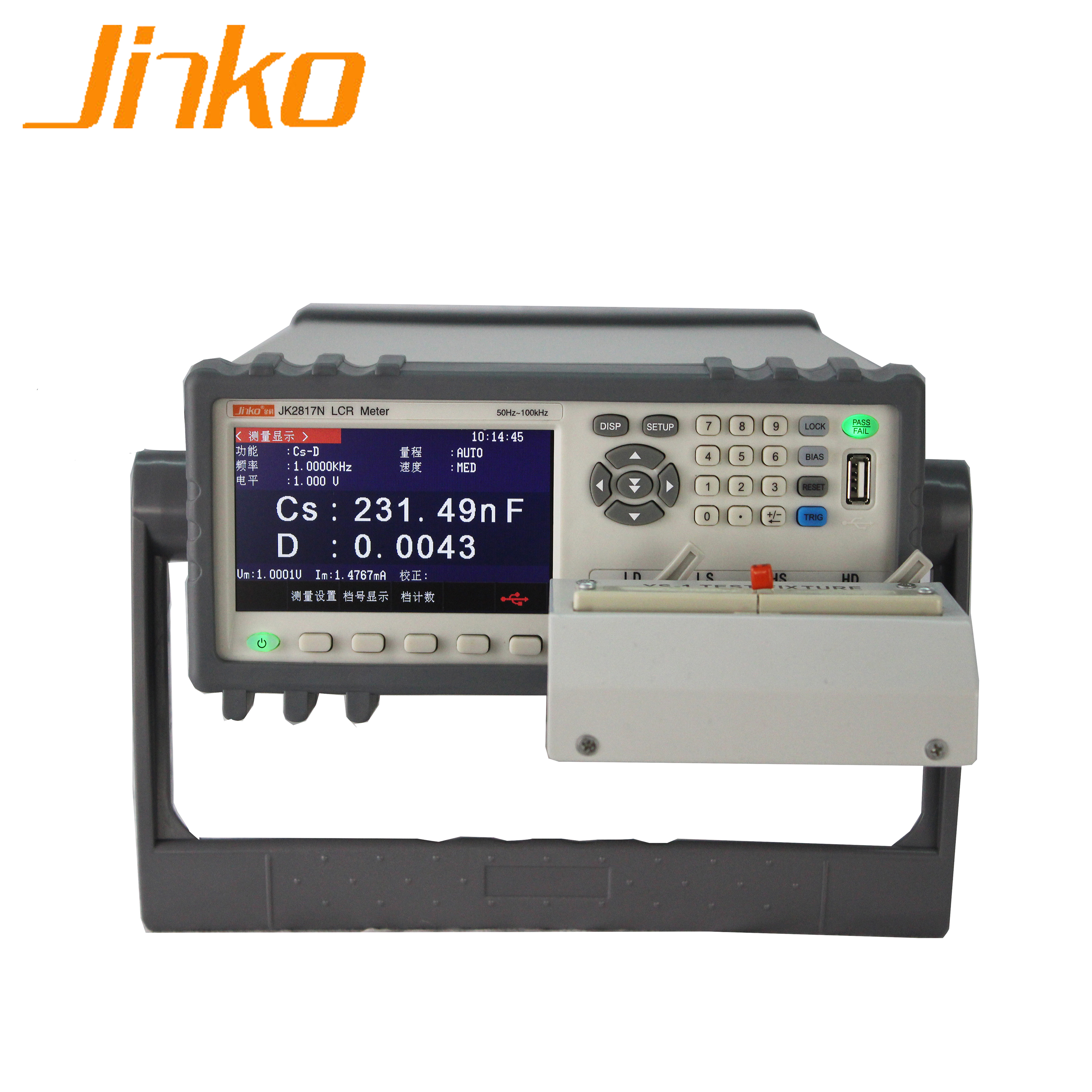 JK2817N lcr meter lcr meter manufacturers 50 Hz~100 kHz Frequency with high performance