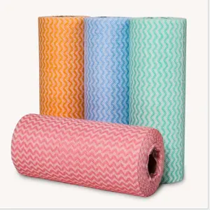 New Arrival Household kitchen tableware cleaning cloth Disposable Cleaning Nonwoven Fabric Rolls
