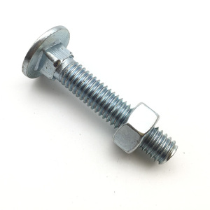 General Purpose Carbon Steel Round Head Metric &amp; Inch Coach <strong>Bolts</strong> Bright Zinc Plated <strong>Carriage</strong> <strong>Bolt</strong> - Product Image 2