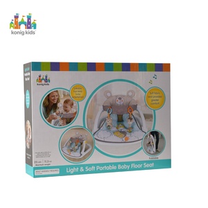 Silla Alta para Bebé Konig Kids con Diseño de Mapache, Plegable, Segura, Ecológica, Base Giratoria en Forma de L, <span class=keywords><strong>Reclinable</strong></span> con Botones, para Dormitorio - Product Image 4