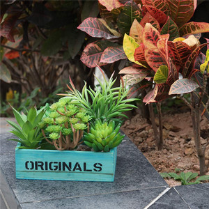 15 unids surtidos Artificial tallos Unpotted verde FLORES <span class=keywords><strong>PLANTAS</strong></span> recoge <span class=keywords><strong>a</strong></span> granel de interior al aire libre de la pared de casa - Product Image 3
