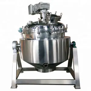 Industries Sweet melting tank sanitary bone soup porridge warmer, Stainless Steel Sugar Syrup Mixing Jacketed Heating pot