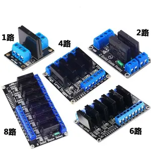 Solid State Relay Module 1/2/4/6/8 Channel 5V/12V/24V High/Low Trigger 250V2A DC/AC