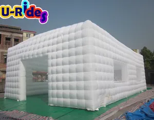 white Party Structure Cubic Inflatable Tent For wedding hall for sport