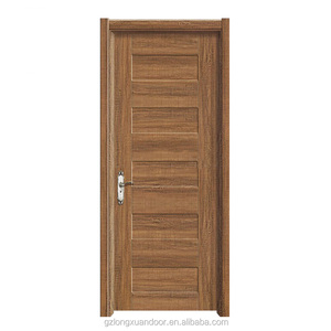 Puerta Principal <span class=keywords><strong>de</strong></span> Casa, Diseño <span class=keywords><strong>de</strong></span> <span class=keywords><strong>Tablero</strong></span> Moldeado, Acabado Laminado, Pre-imprimado, Núcleo Hueco, Interior, Impermeable, para Hotel y Villa - Product Image 1
