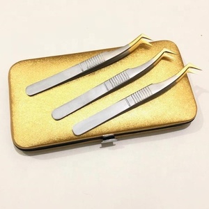 ขนตาปลอมสแตนเลสด้ามทองปรับแต่งได้อย่างยั่งยืน - Product Image 2