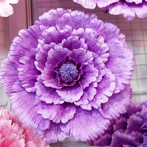 V-1122 Fiore Gigante Artificiale di <span class=keywords><strong>Peonia</strong></span> in Seta per Decorazione Palcoscenico all'Ingrosso - Product Image 3