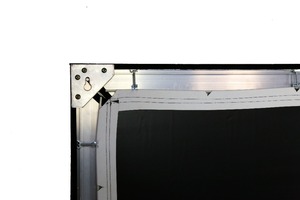 3D xem phim gia đình 120 Inch 16: 9 Chiếu Phía Sau Màn Hình Khung Cố Định Trong Nhà Với PVC Matt Trắng màn hình chiếu - Product Image 4