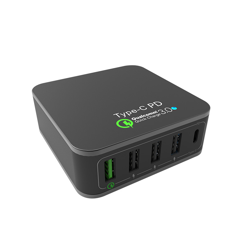 Дорожный адаптер QC3.0, пароль для проверки, беспроводной мобильный адаптер QC 3,0, адаптер питания для мобильного телефона Type-c QC3.0