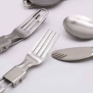 Material <span class=keywords><strong>de</strong></span> metal y juegos <span class=keywords><strong>de</strong></span> <span class=keywords><strong>cubiertos</strong></span> Tipo <span class=keywords><strong>de</strong></span> <span class=keywords><strong>cubiertos</strong></span> <span class=keywords><strong>Cubiertos</strong></span> plegables para acampar - Product Image 4