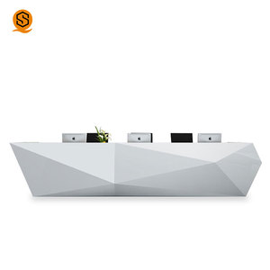 หรูหราCEการรับรองอะคริลิคSolid Surface Salonแผนกต้อนรับ - Product Image 5
