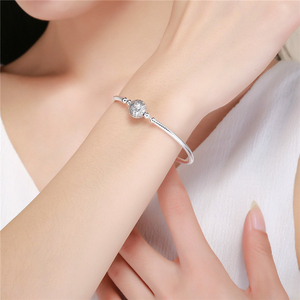 Bracciali Delicati Qings con <span class=keywords><strong>Sfere</strong></span> in <span class=keywords><strong>Argento</strong></span> Sterling 925 e Zirconi Bianchi - Product Image 6