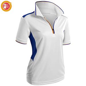 <span class=keywords><strong>Polo</strong></span> de golf sec fit <span class=keywords><strong>blanc</strong></span> coton logo personnalisé femmes <span class=keywords><strong>polo</strong></span> chemise - Product Image 2