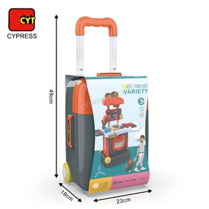 2 en 1 Deluxe herramienta <span class=keywords><strong>maleta</strong></span> juego chico plástico herramienta <span class=keywords><strong>juguete</strong></span> - Product Image 6
