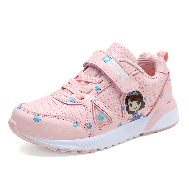 Новинка, детская обувь для девочек, аниме кроссовки, милая дышащая Спортивная обувь