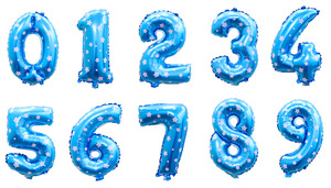 Stile grasso 32 pollici Foil Number palloncino per festa nuziale sfondo decorazione <span class=keywords><strong>palloncini</strong></span> - Product Image 5