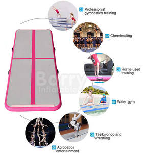 4m 5m 6m 8m 10m 12m équipement de gymnastique d'usine tapis de dégringolade <span class=keywords><strong>airtrack</strong></span> gonflable de plancher de voie d'air - Product Image 6