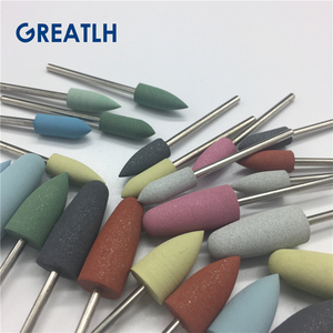 Dental Diamante Frese Composito Gomma di <span class=keywords><strong>Silicone</strong></span> Lucidatura Fresa di Laboratorio Dentale - Product Image 5