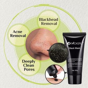 Mokeru-mascarilla purificadora para el cuidado de la piel, 60g, eliminador de espinillas, limpiador profundo, mascarilla negra, carbón vegetal - Product Image 3