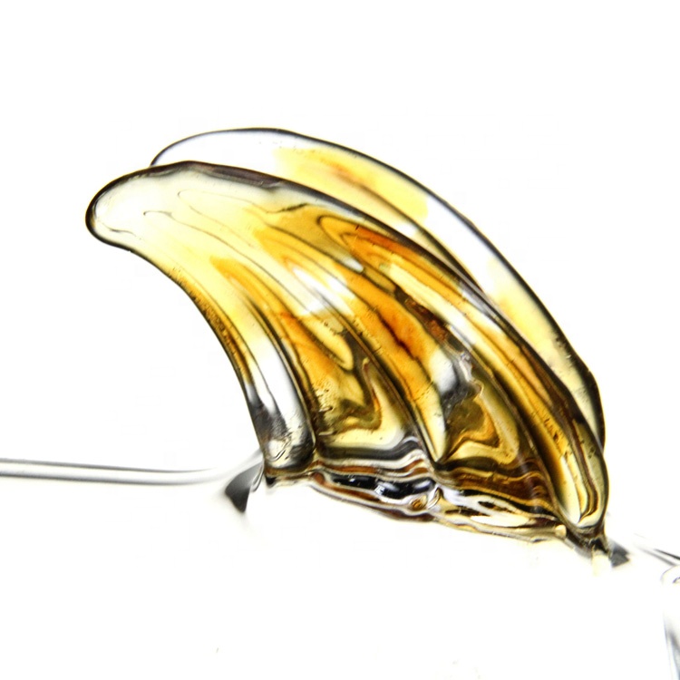 1000ml Unique Carved Fish Shape Glass Wine Liquor Bottle
