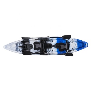 Fournisseur <span class=keywords><strong>de</strong></span> la Chine 12 pieds <span class=keywords><strong>de</strong></span> <span class=keywords><strong>kayak</strong></span> <span class=keywords><strong>de</strong></span> <span class=keywords><strong>pêche</strong></span> en tandem double personne assis sur le dessus pour adultes - Product Image 1