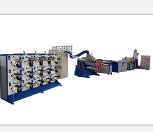 Máquina de bobinado de hilo plano de extrusión de cinta de rafia de splitfilm PP