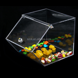 Bán buôn trắng rõ ràng lớn Acrylic Hộp siêu thị Acrylic ngọt ngào hộp trắng Acrylic Hộp cho hiển thị thực phẩm - Product Image 4