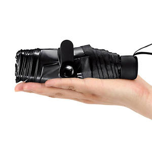 Stock UV De Téléphone Portable Compact Super Léger Mince Minuscule Plat Petit <span class=keywords><strong>Cinq</strong></span> <span class=keywords><strong>5</strong></span> Fois <span class=keywords><strong>5</strong></span> Pliant pli Mini Parapluie - Product Image 3