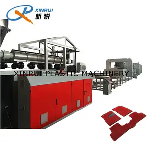 Car Mat Machine Double Color Spike/Firm/Diamond Non Slip Back PVC Coil Car Mat Roll Machine