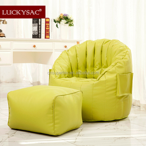 PU En Cuir De Haute Qualité Sac De Haricot <span class=keywords><strong>Fauteuil</strong></span> Inclinable Siège <span class=keywords><strong>Pouf</strong></span> - Product Image 1