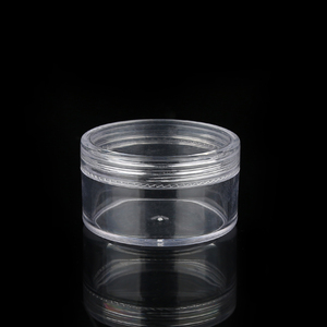 Vuoto mini 10g Vaso Crema <span class=keywords><strong>Trasparente</strong></span> <span class=keywords><strong>Trasparente</strong></span> Barattolo di <span class=keywords><strong>Plastica</strong></span> Per Cosmetici - Product Image 4