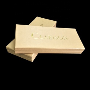 Personalizado elegante especial de papel en relieve logotipo dorado caja de sombreros de cartón al por mayor, para bufandas - Product Image 1
