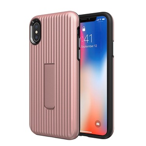 Pas facilement déformé 2019 résistant à la saleté Voyageur étui Hybride TPU PC pour iPhone XS Max - Product Image 5