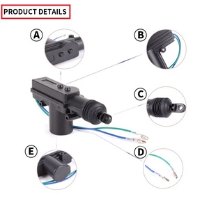 Eurns Chuyên Nghiệp 12V Tự Động Hệ Thống Khóa Điều Khiển Từ Xa Trung Tâm Khóa Cửa Thiết Bị Truyền Động Động Cơ 2 Dây-Cho Động Cơ Thân Cây Truy Cập - Product Image 2