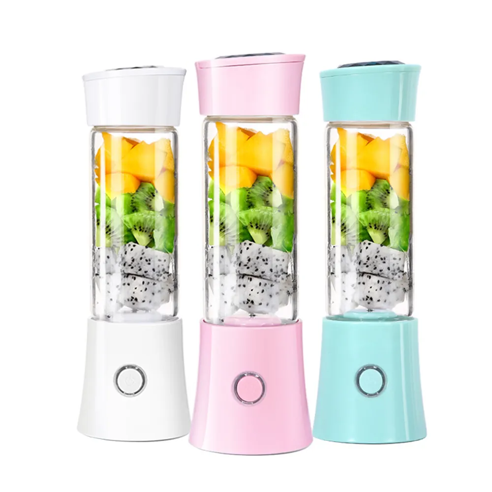 ZDK C8 480ml 100W High Borosilicate Glass Chopper Baby Food Mixer Usb Bottle Juice Electric Blender Portable Mixer Juicer